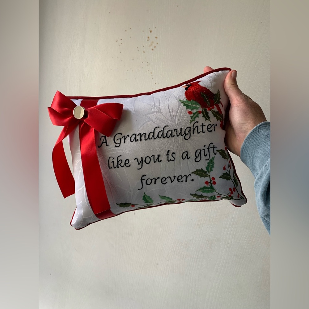 Granddaughter Throw Decor Pillow